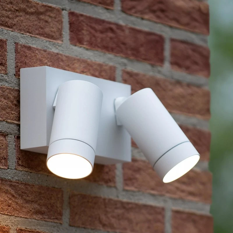 Lucide Applique Extérieure Taylor avec Détecteur de Mouvement, Blanc