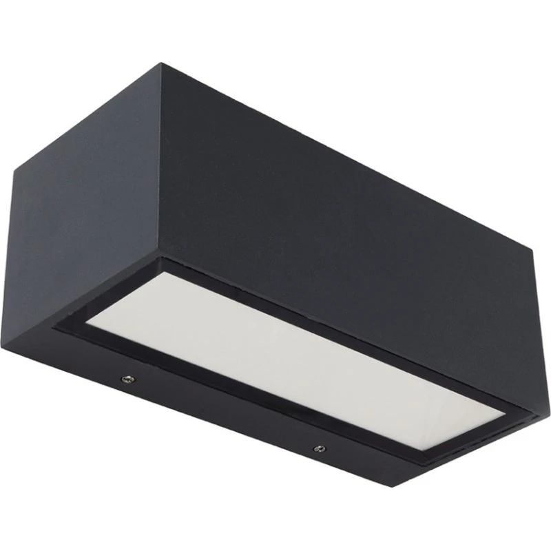 LUTEC Applique murale extérieure LED Gemini, 22 cm, Anthracite