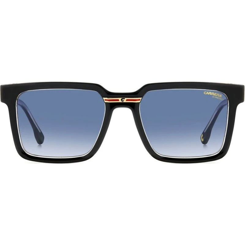 Carrera Victory C 02/S Lunettes de Soleil Homme Noir et Bleu 54mm