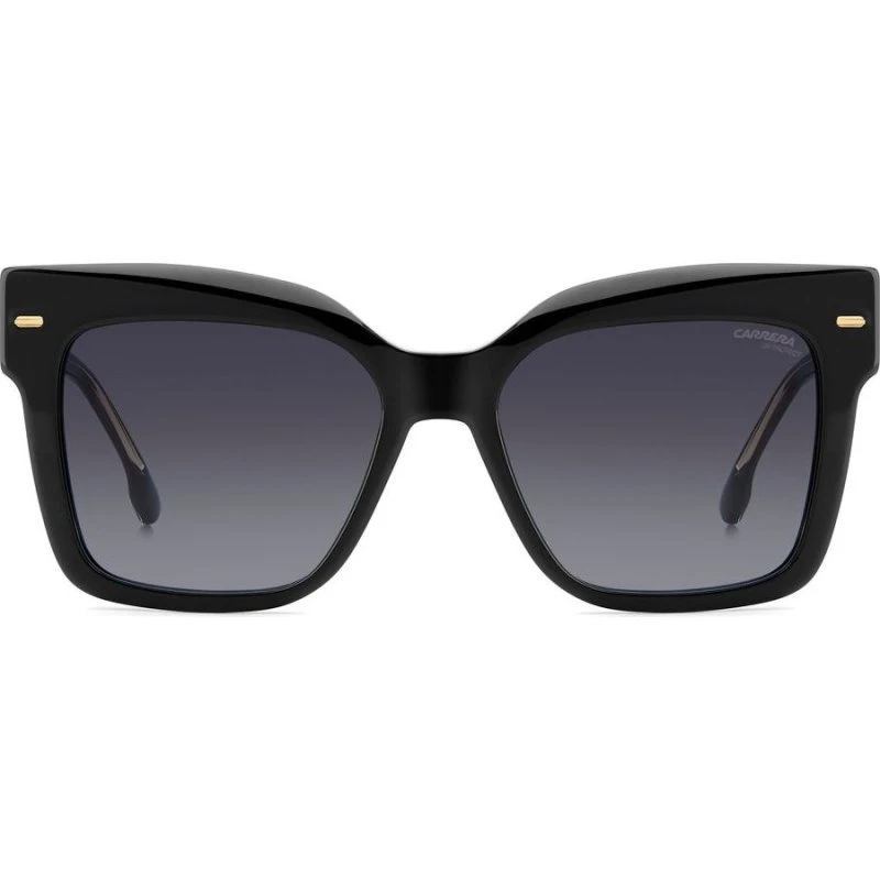 Carrera 3037/S Lunettes de Soleil Femme Géométriques Noires