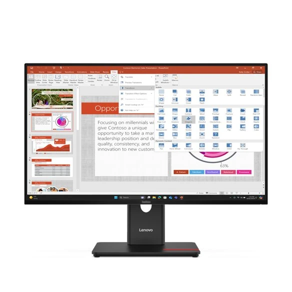 Lenovo ThinkVision T27-40 27" Noir