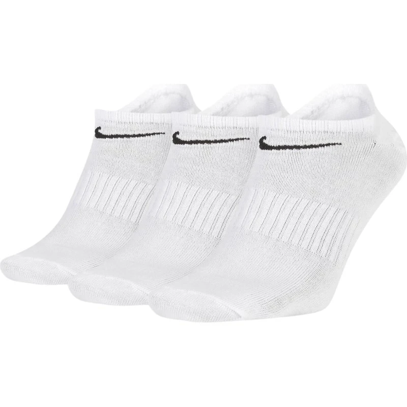 Nike Everyday Lightweight No-Show Socks 3-Pack - Blanc
