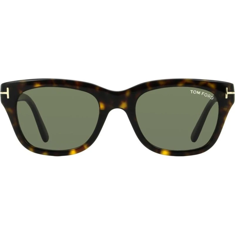Tom Ford Snowdon FT 0237 Lunettes de Soleil Carrées Havane Vert