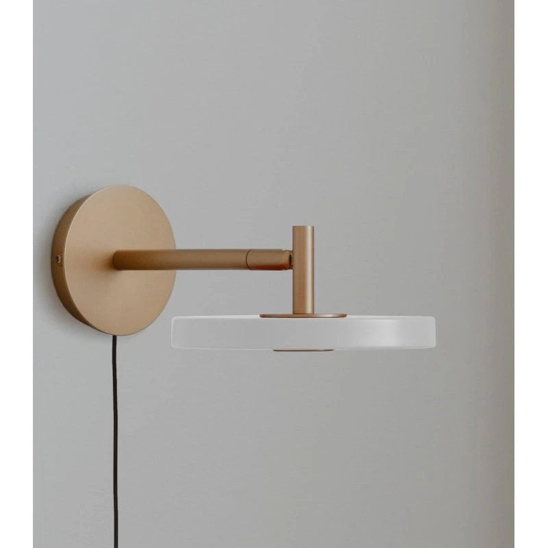 UMAGE Applique murale LED Asteria Short, Blanc/Laiton