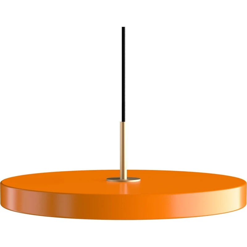 Umage Suspension LED Asteria Medium Orange et Laiton Ø 43 cm