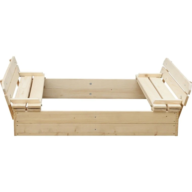 Timbela Bac à sable M051-1 118×122×H20 cm (bois)