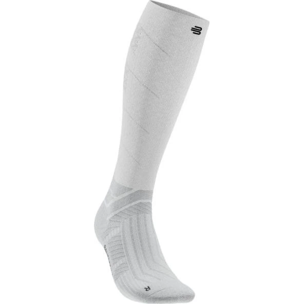 Bauerfeind Run Performance Compression Socks High Cut - Blanc