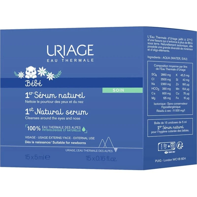 Uriage Bébé 1er Sérum Naturel - 15 x 5 ml