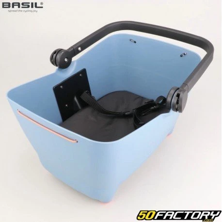 Basil Buddy KF Panier Vélo Chien Denim Délavé 45x33x22 cm