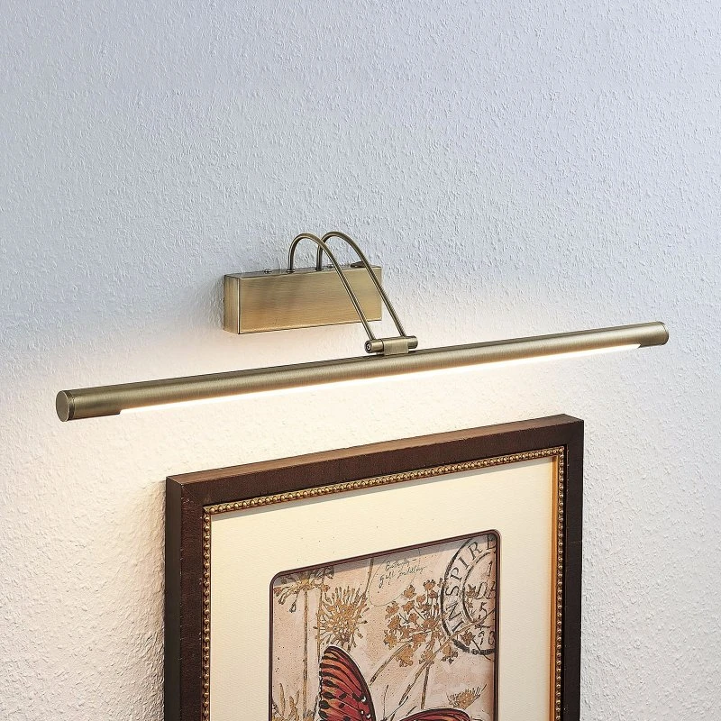 Lindby Applique Murale LED Mailine - Laiton Ancien