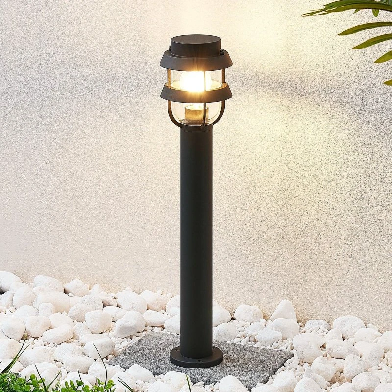 Borne lumineuse Lindby Alvaro, Anthracite, 60 cm, IP44
