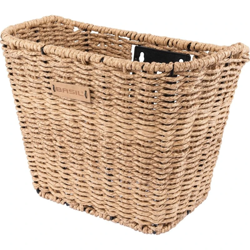 Basil Bremen Rattan Look - Panier Avant Vélo