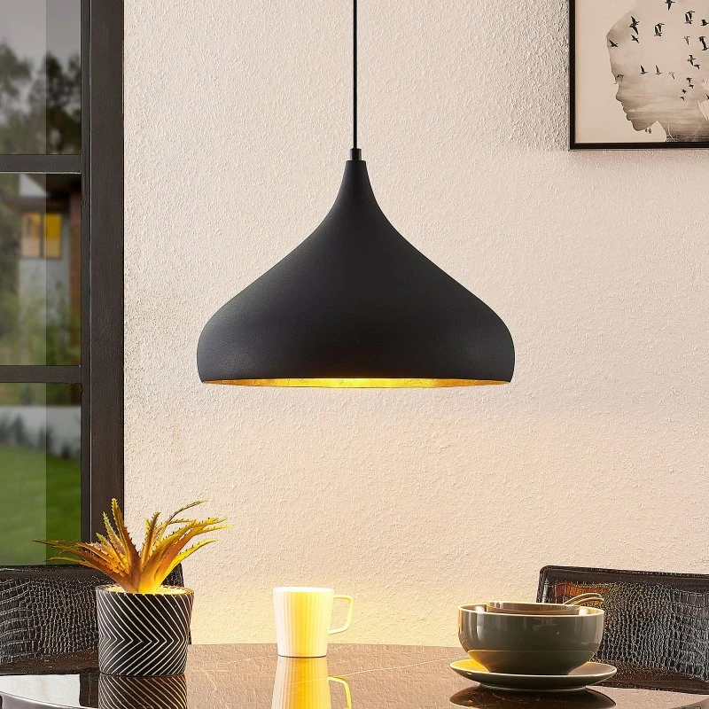 Arcchio Lunus - Suspension Moderne Noir et Or