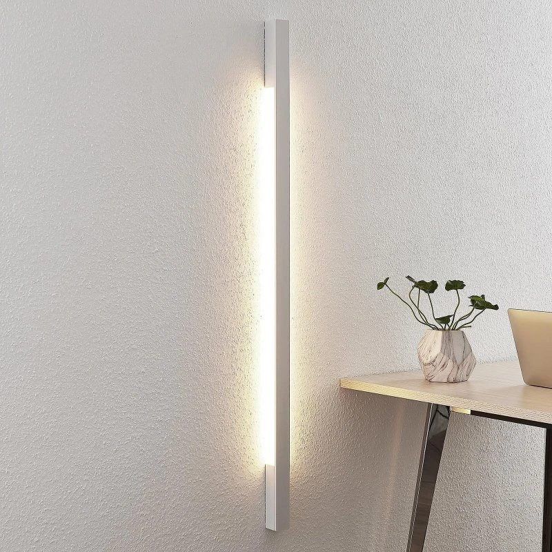 Applique murale LED Arcchio Ivano, 130 cm, blanc, aluminium