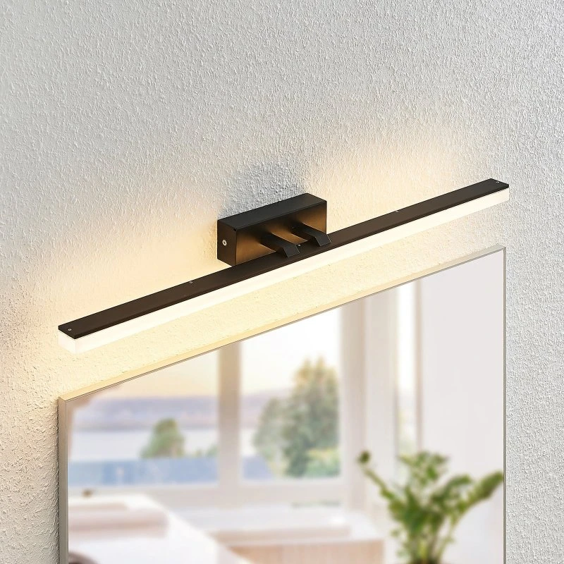 Lucande Applique Murale LED Lisana Noire IP44 - 75 cm