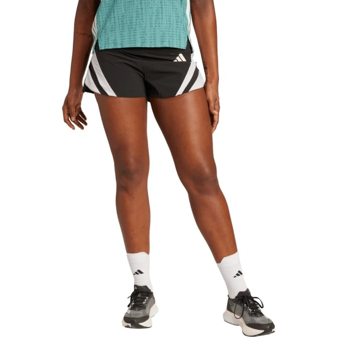 Short adidas Adizero femme 4" noir - Performance et légèreté