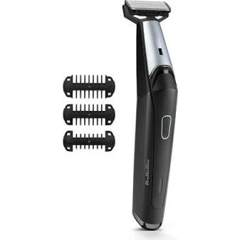 BABYLISS T880E Tondeuse barbe hybride 100% étanche - Noir et gris