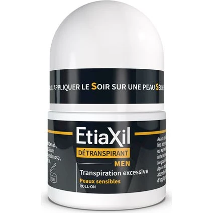 Etiaxil Men Détranspirant Roll-On Peaux Sensibles 15ml
