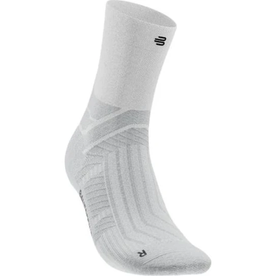 Bauerfeind Run Performance Mid Cut Socks Femme - Blanc
