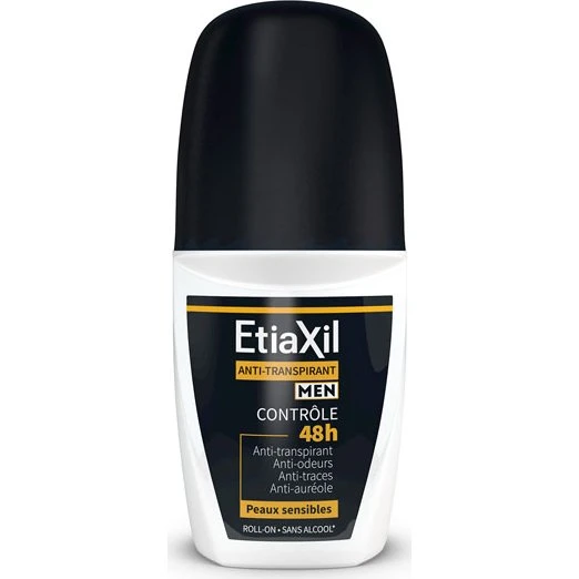 Etiaxil Déodorant Men Anti-Transpirant 48h Roll-on 2x50ml