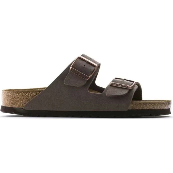 Birkenstock Arizona Sandales Birko-Flor Nubuck Marron