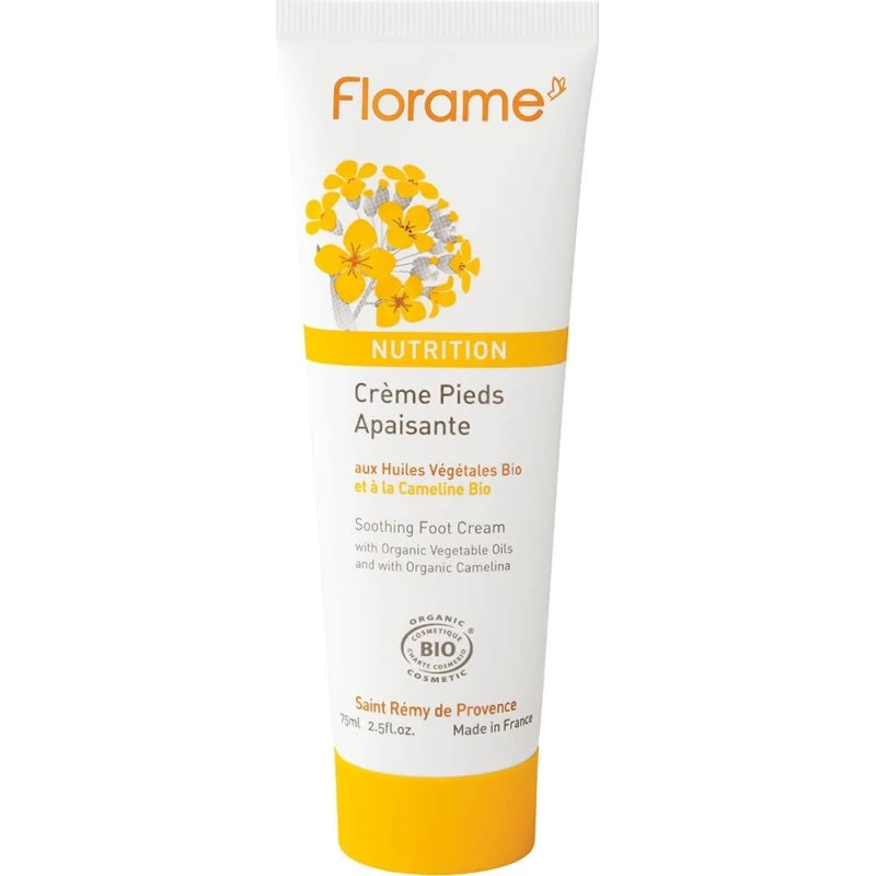 Florame Crème Pieds Apaisante BIO 75ml