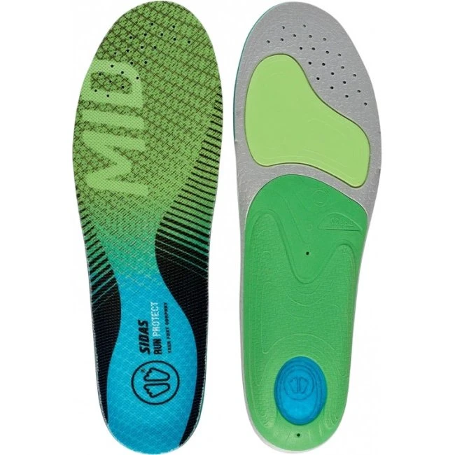Sidas Run 3feet Protect Mid - Semelles de course - Vert