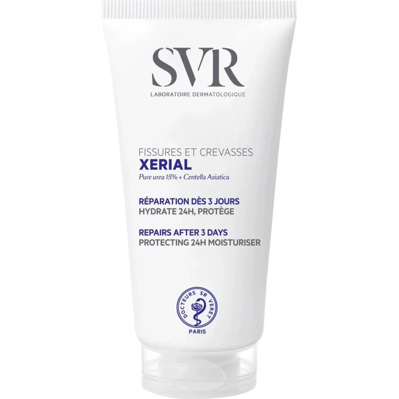 SVR Xérial Fissures et Crevasses, Crème pour les pieds, 50 ml