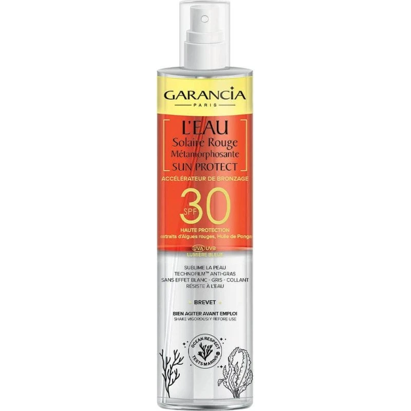 Garancia Sun Protect Eau Solaire Rouge Métamorphosante SPF30 150ml