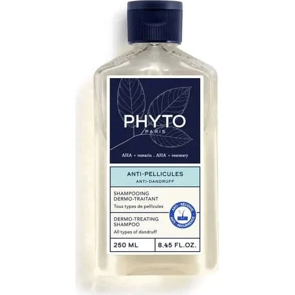 Phyto Anti-Dandruff Dermo Treatment Shampoo, 250 ml