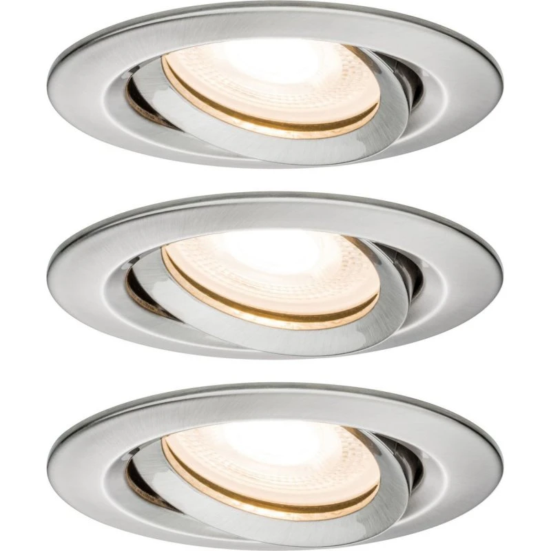 Paulmann Spot Encastré LED Nova, IP65, Dimmable, Gris