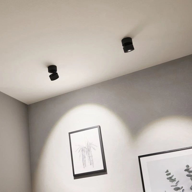 Paulmann Spircle Spot en Saillie LED Noir Mat