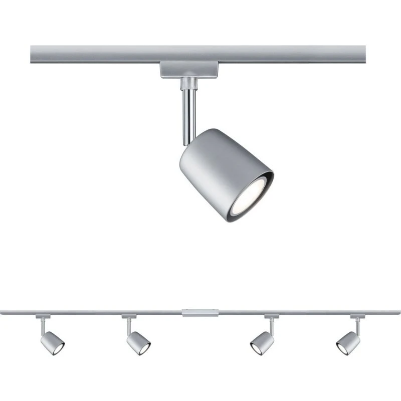 Paulmann URail Cover Set - 4 spots et 2 rails chrome mat