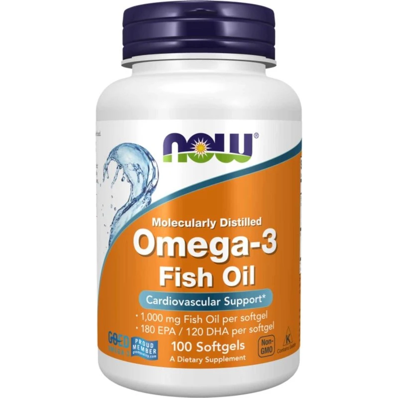 Now Foods Omega-3 180/120 EPA/DHA 200 Gélules