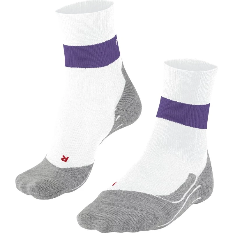 Falke RU Compression Stabilizing - Chaussettes de running femme - Blanc/Violet