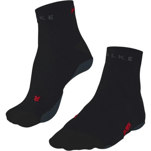 Falke RU True Motion - Socquettes de Course Noires
