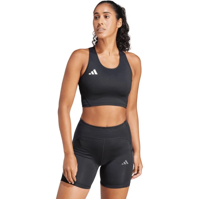 adidas Adizero E Débardeur Crop Top Noir Femme