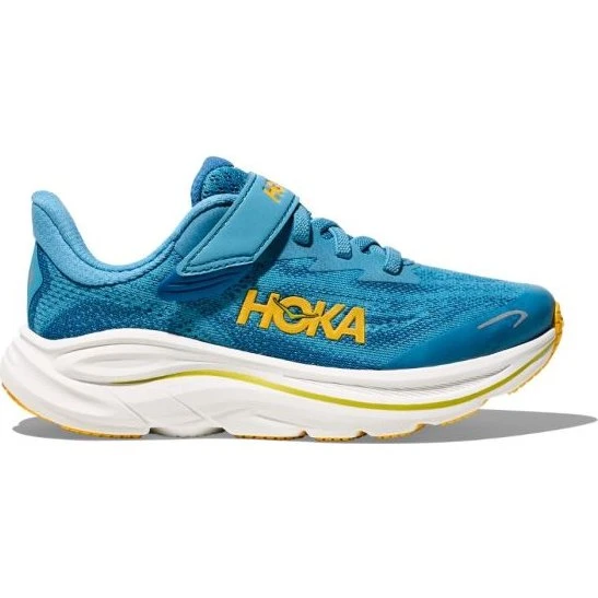 HOKA Clifton 10 Chaussures de running pour enfants - Bleu - 31 1/3