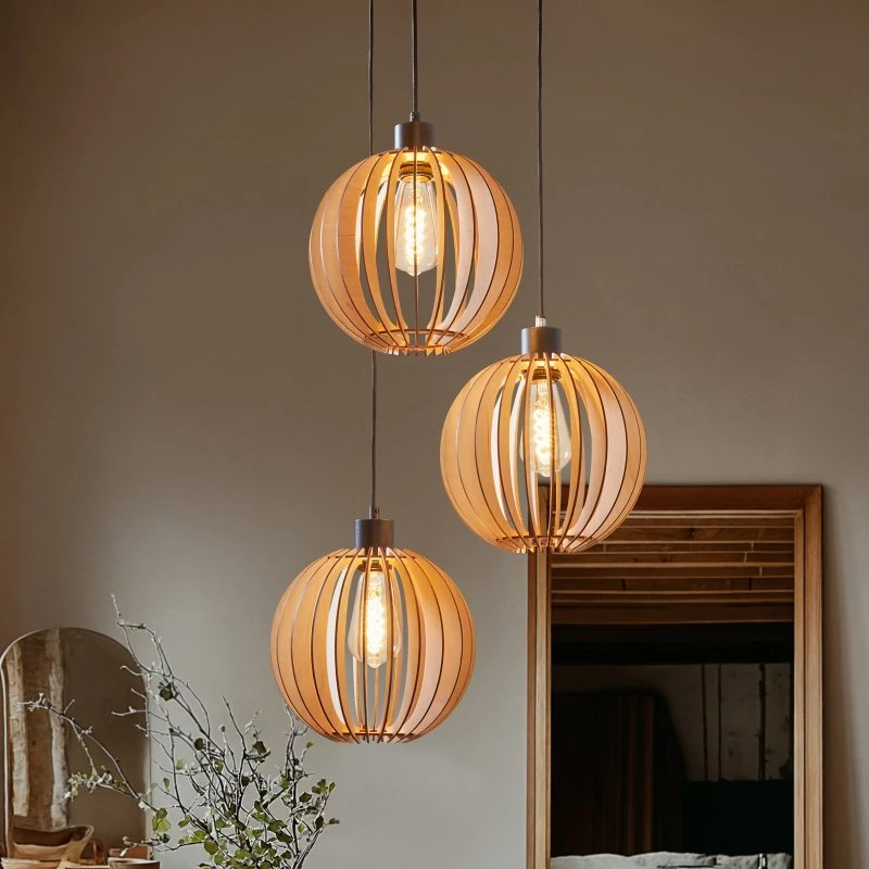 Suspension Clay Envostar en bois de bouleau, design scandinave