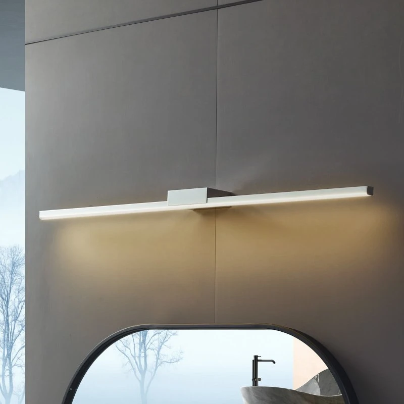 Lucande Kivana L90 Applique Murale LED Chrome IP44
