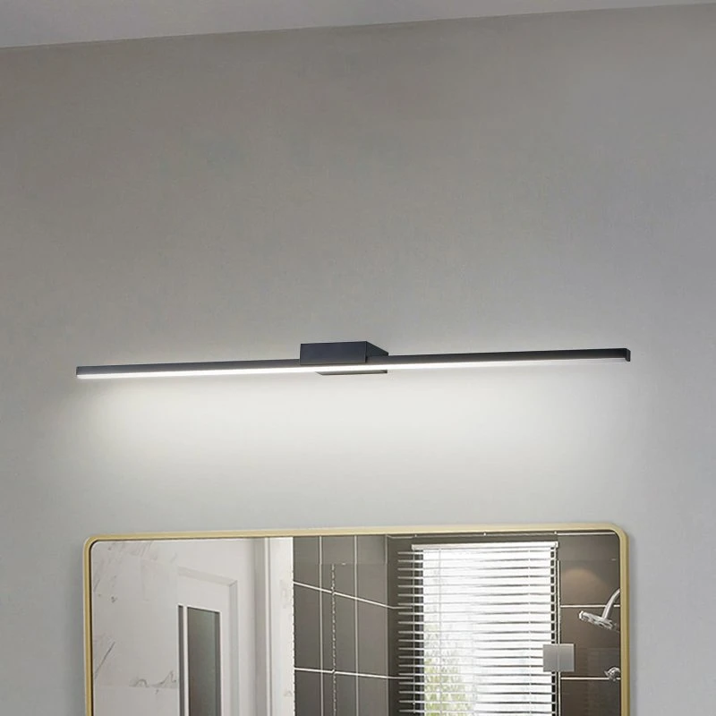 Lucande Kivana Applique Murale LED IP44 Noire - 90 cm