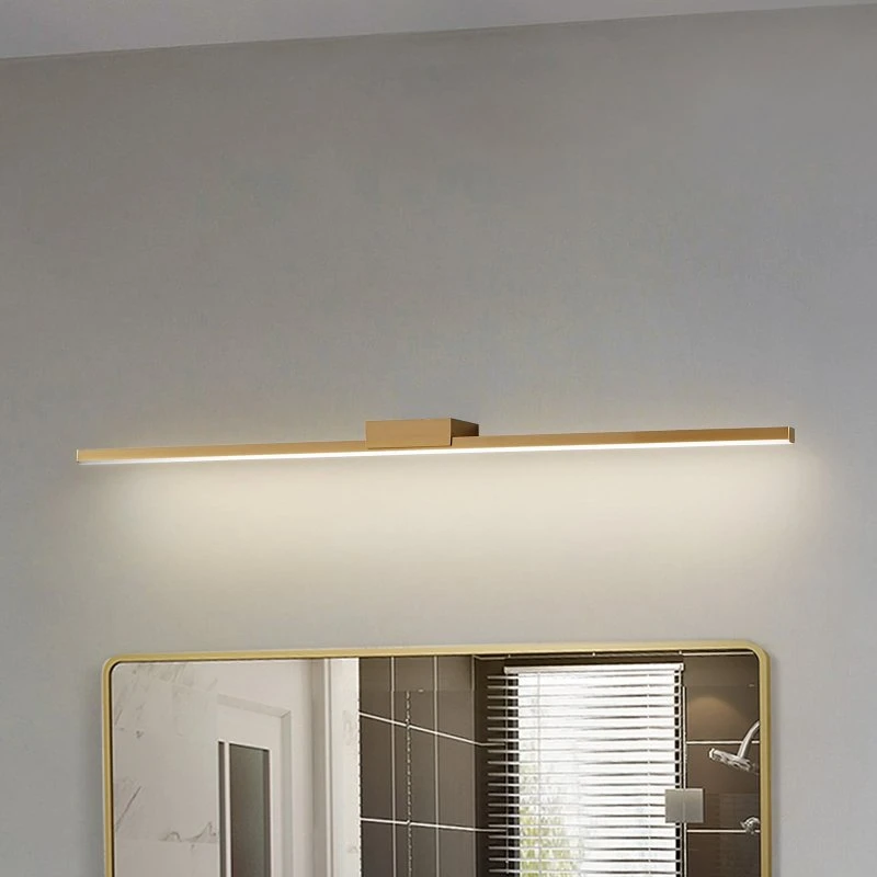 Lucande Kivana Applique Murale LED Cuivrée IP44 pour Salle de Bain