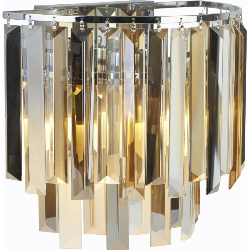 Searchlight Applique Clarissa avec prismes en cristal