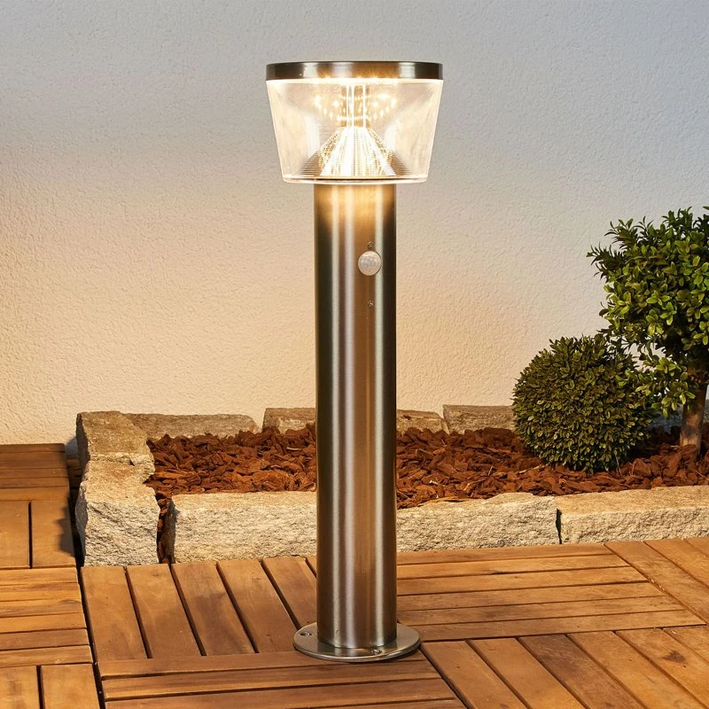 Lindby Antje Luminaire Solaire LED avec Détecteur de Mouvement