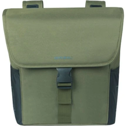 Basil Go Double Sacoche MIK 32L Vert Foncé