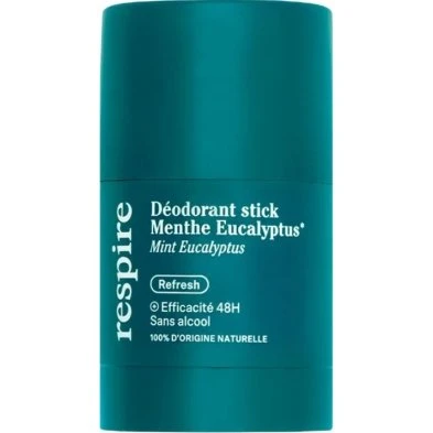 Respire Déodorant Stick Menthe Eucalyptus Bio 50g