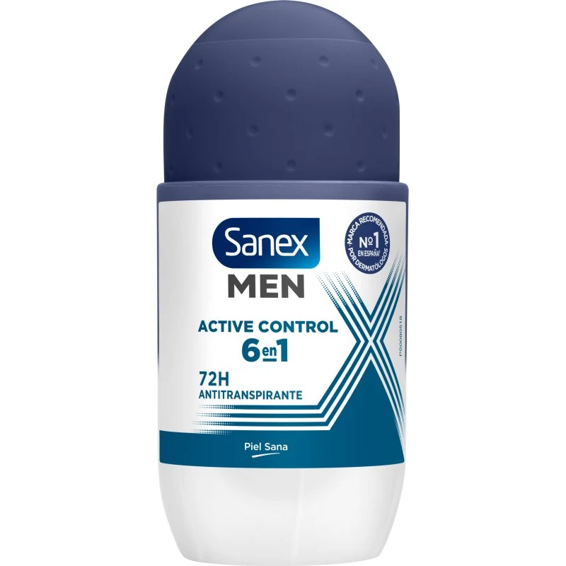 Sanex Déodorant Roll-On Homme Active Control 48h