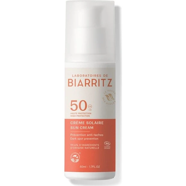 Laboratoires de Biarritz Crème Solaire Visage Bio SPF 50