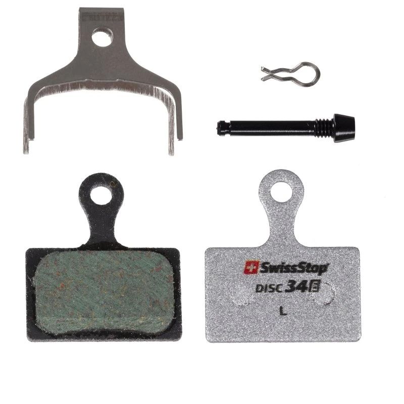 SwissStop Disc E — Plaquettes frein compatibles Shimano (VAE)