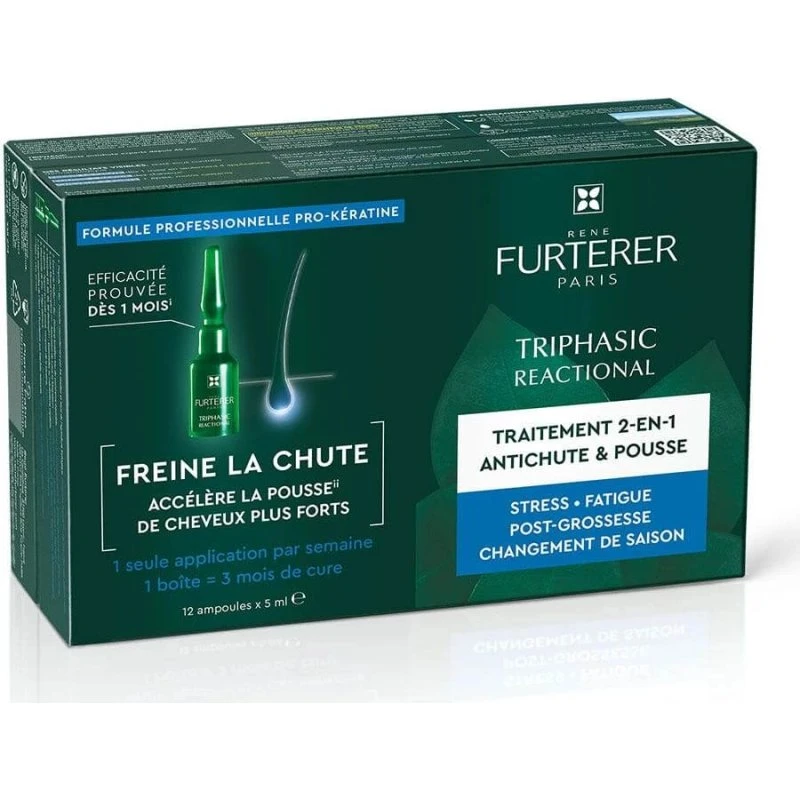 René Furterer Triphasic Reactional Traitement Antichute 12x5ml